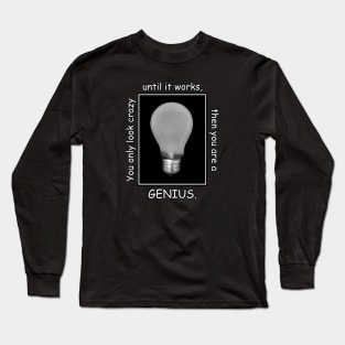 Skillhause - CRAZY GENIUS Long Sleeve T-Shirt